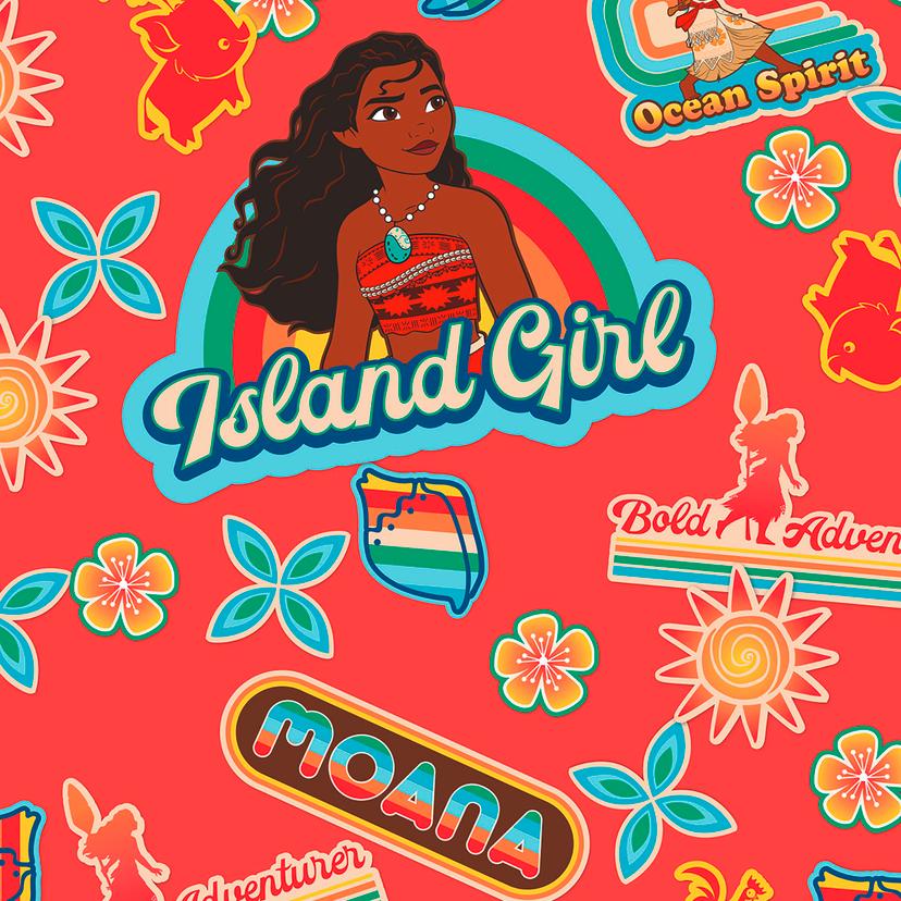 Papier peint - Moana Island Girl - 200 x 280 cm