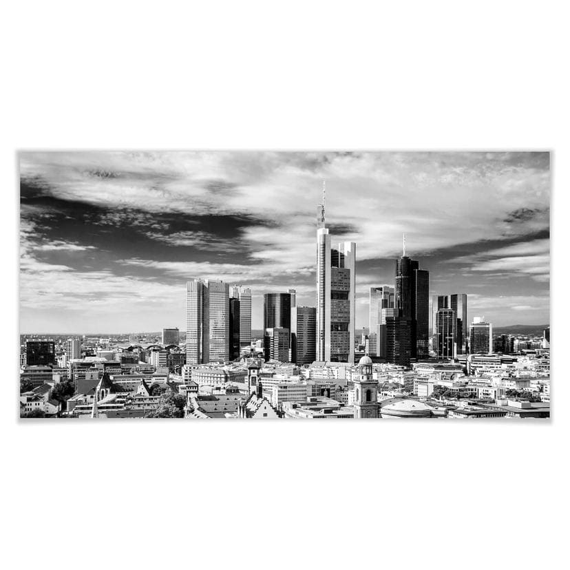 Póster Frankfurt Skyline - Panorama