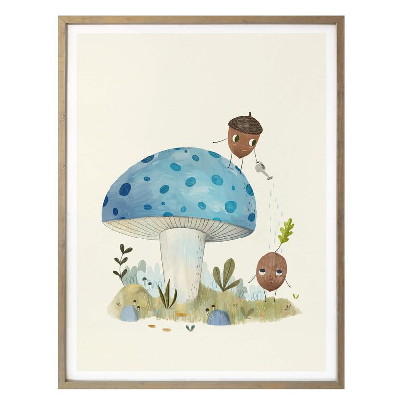 Póster Loske - Niños en la naturaleza