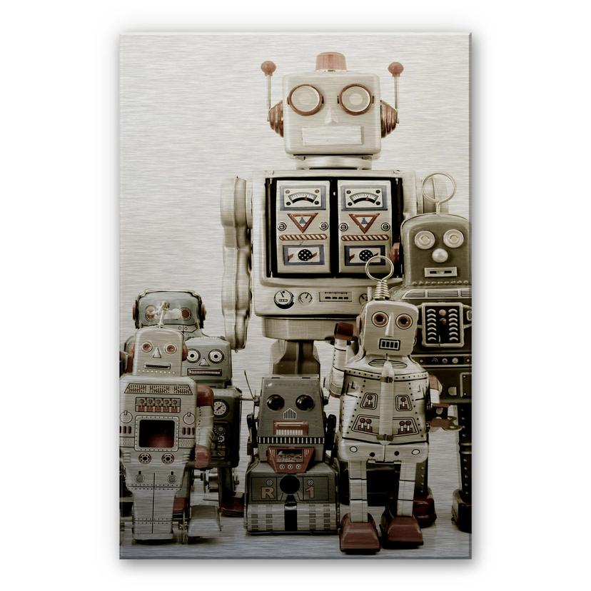 Robotter – print på aluminium (Alu-Dibond)