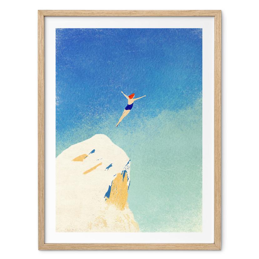Poster Duik in de zee - Rivers