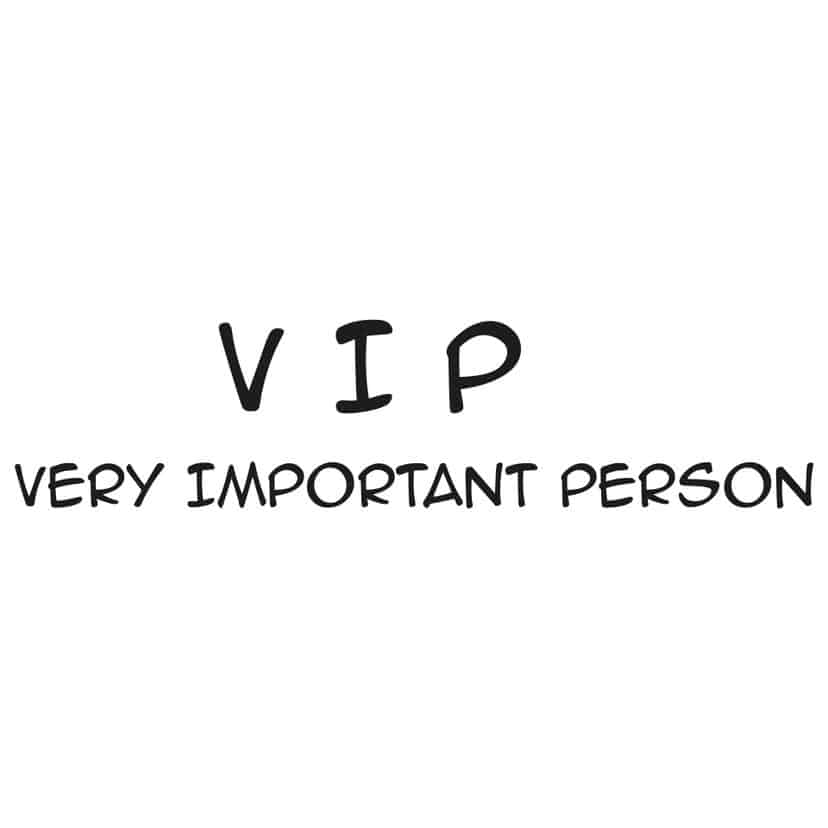 Adesivo murale - VIP