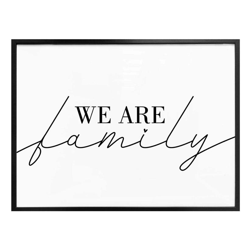 Póster Somos familia