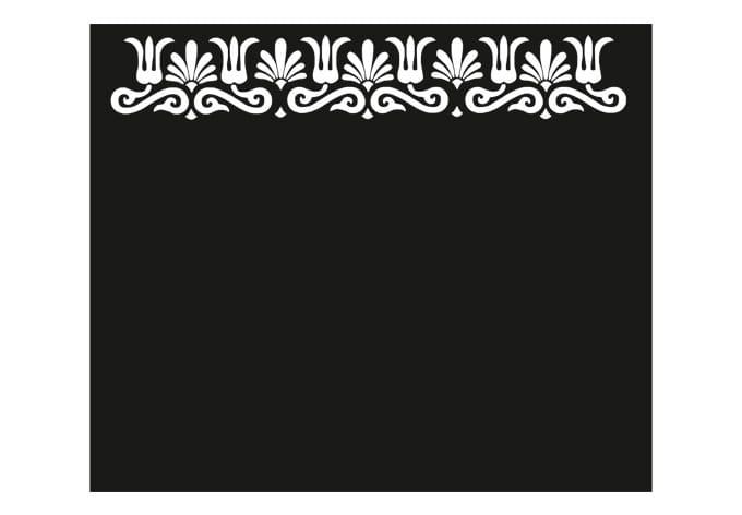Decoro per finestra - Ornamento in negativo