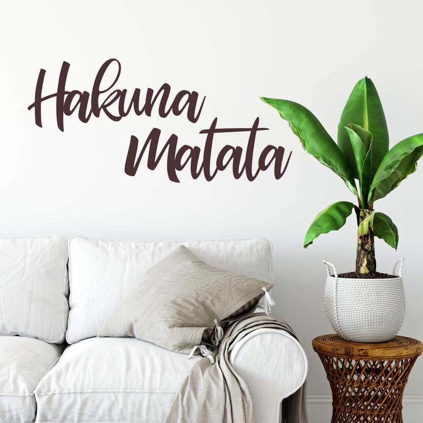 Adesivo murale - Hakuna Matata 06