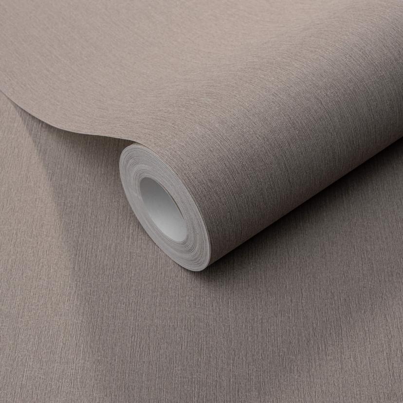 non-woven tapet unit tapet med fin struktur på langs i taupe