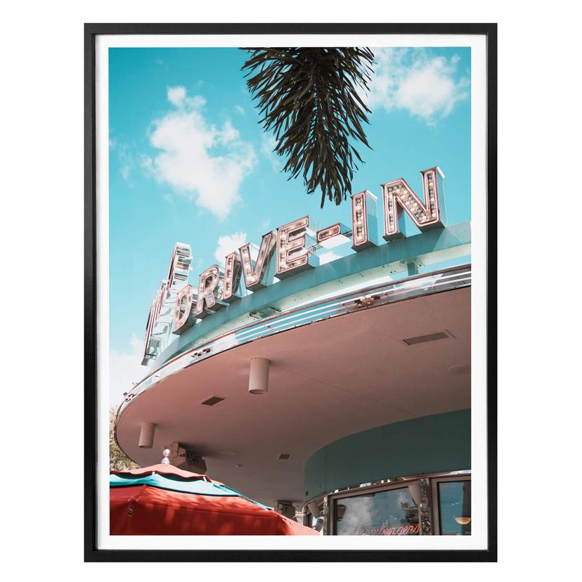 Poster Miami Drive-In - Vue latérale