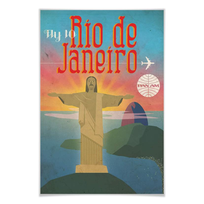 Poster PAN AM – Fly to Rio de Janeiro
