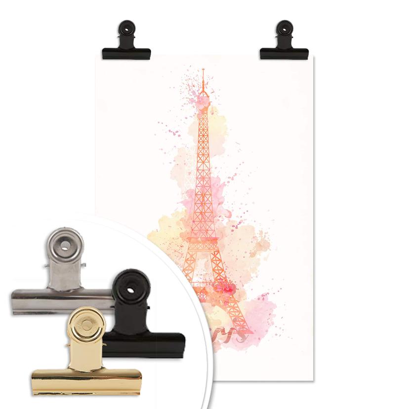 Poster - Acquarello la torre Eiffel