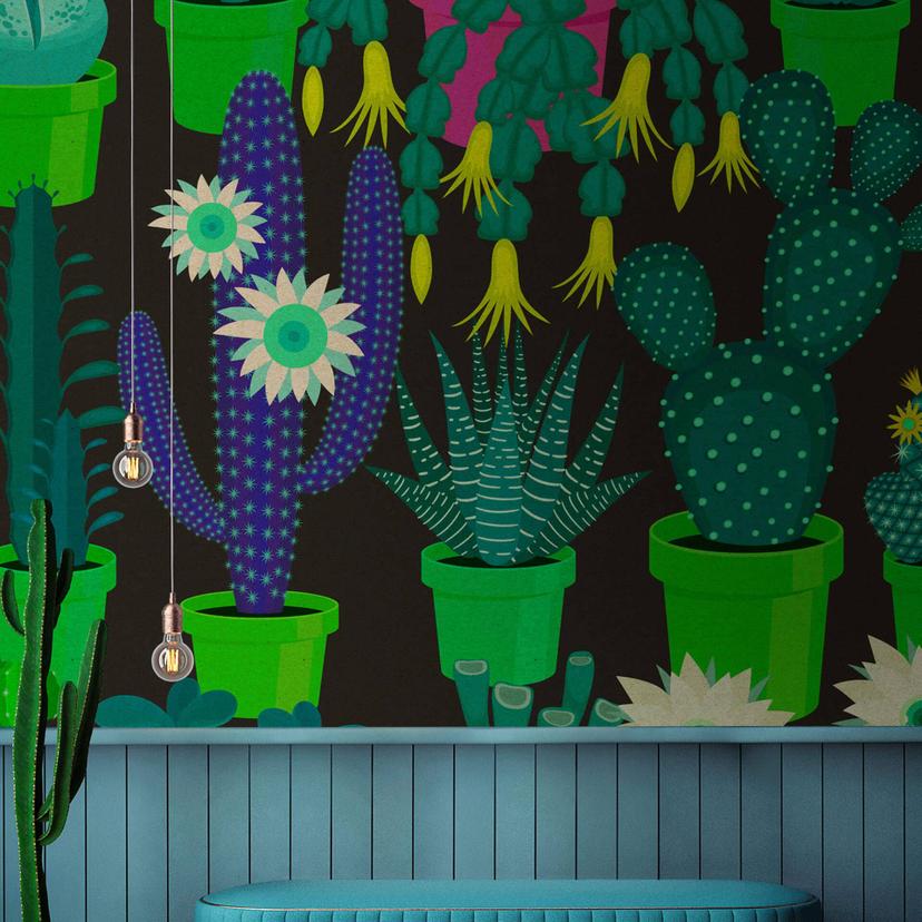 Livingwalls Fototapet Walls by Patel 2 cactus garden 2