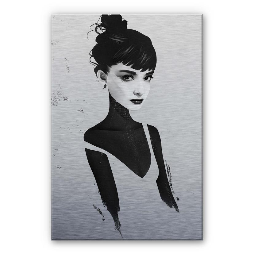 Alu-Dibond med sølveffekt - Ireland - Oh Audrey – print på aluminium (Alu-Dibond)