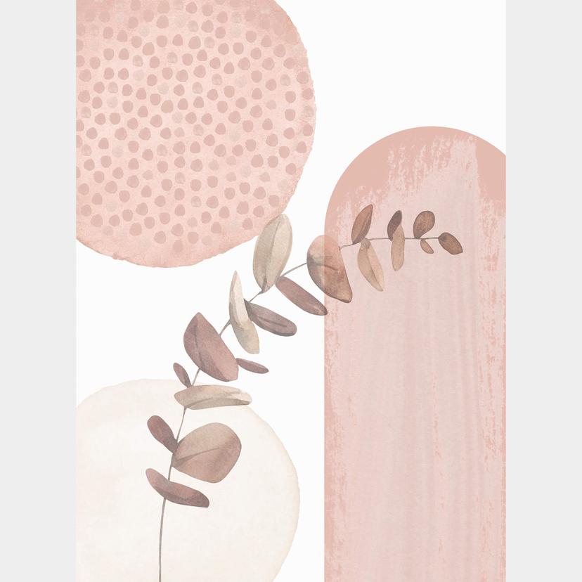 Fotomurale Moss - Abstract Pink