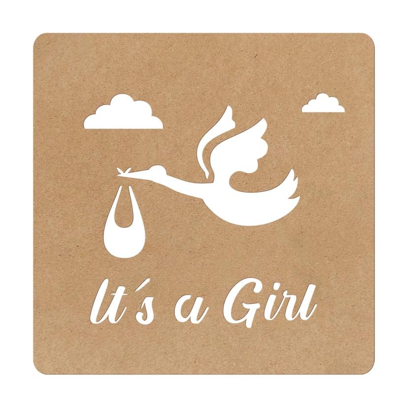 Decoro MDF Baby - It's a Girl