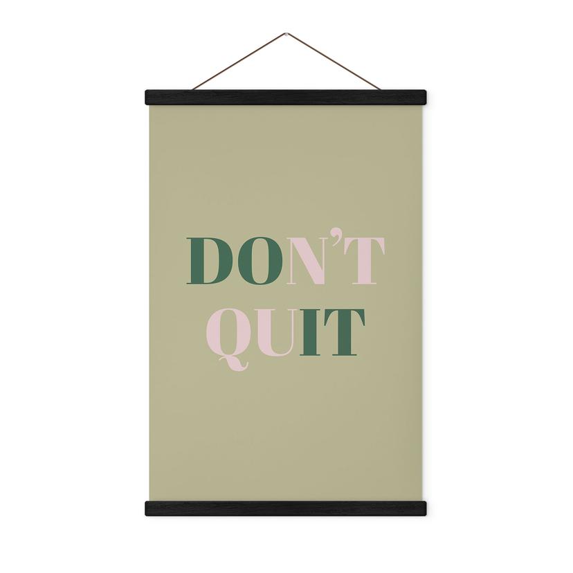 Tekstil plakat Don't Quit Do it