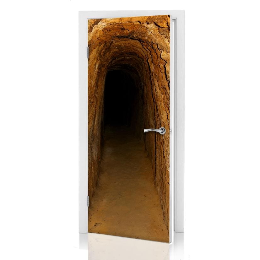 Dørdekoration: Tunnel