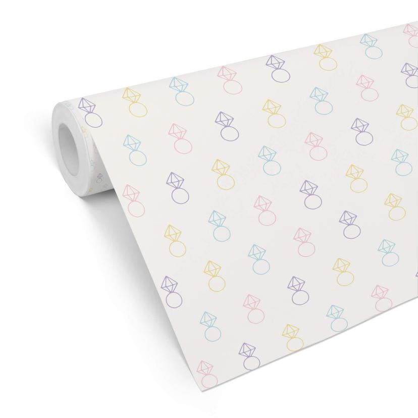 Papier peint à motifs Diamonds are girls best friends