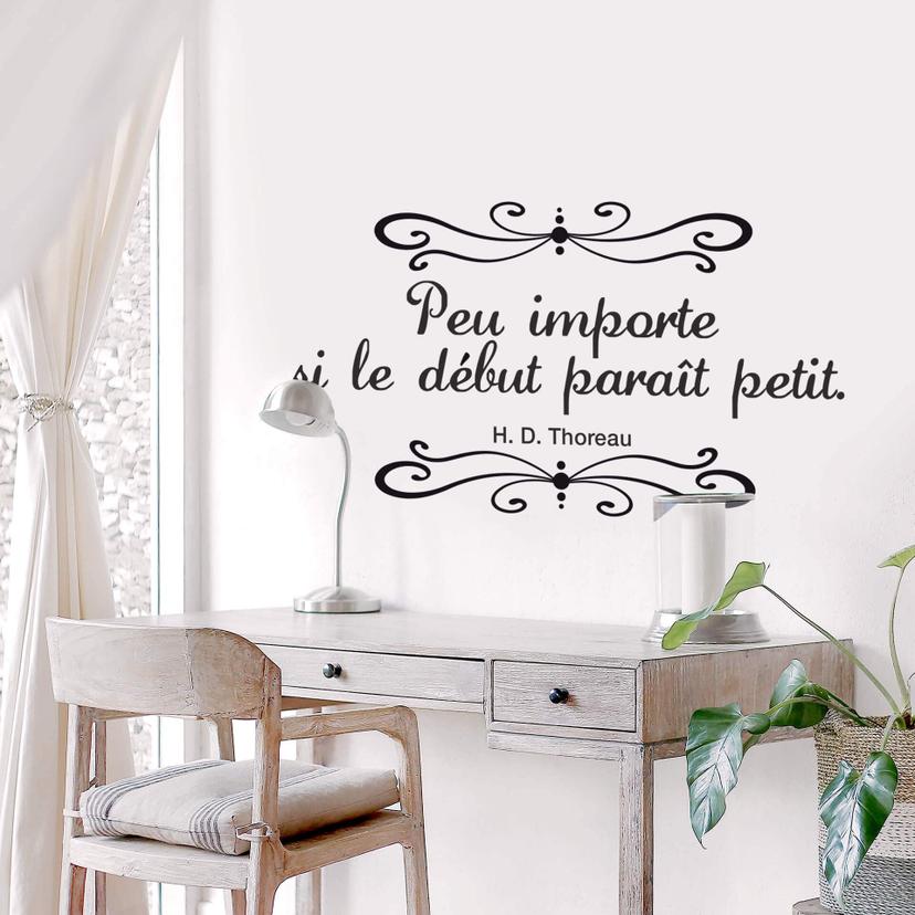 Peu importe se le début..