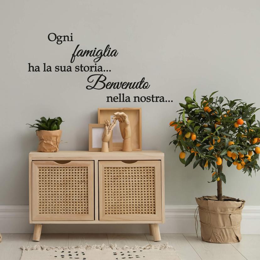 Sticker mural Ogni famiglia ha la sua storia