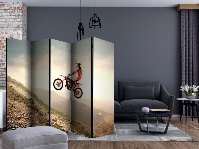 Divisorio per sala - Motorsport , 5 pezzi - 225x172 cm