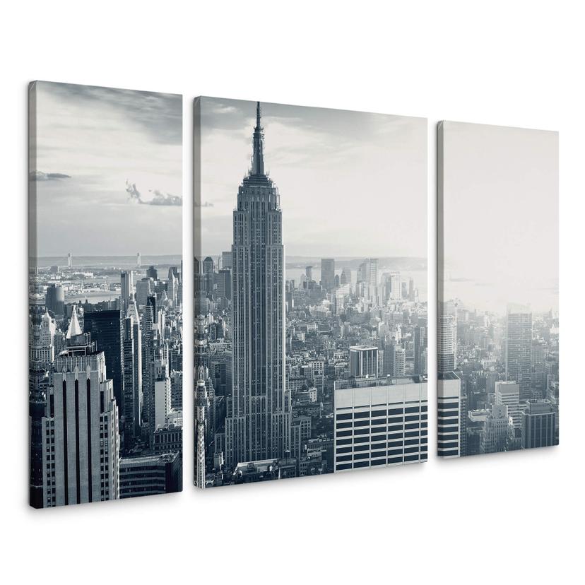 Tableau sur toile - The Empire State Building (tryptique)