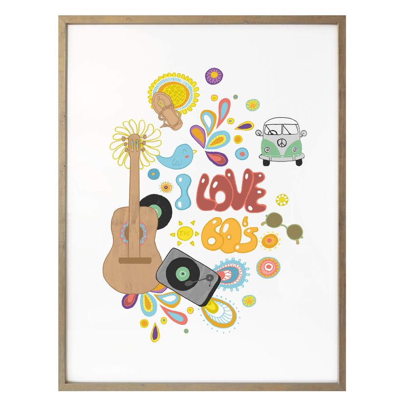 Poster Loske - I love the 60s