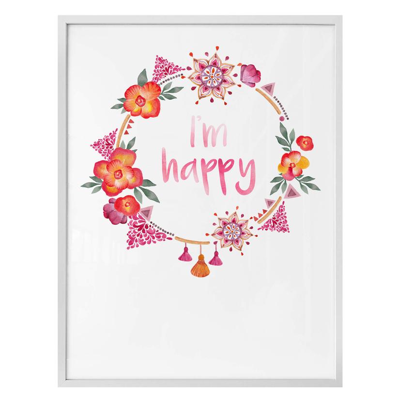Póster Soy feliz