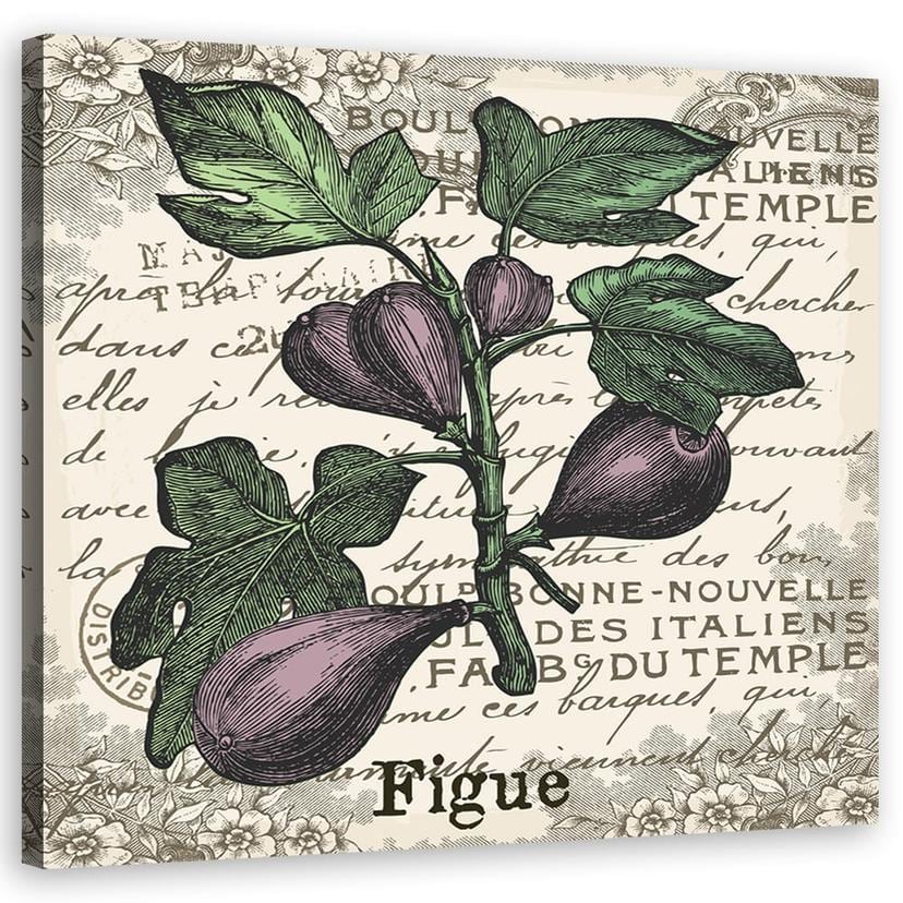 Canvasbillede, vintage figen