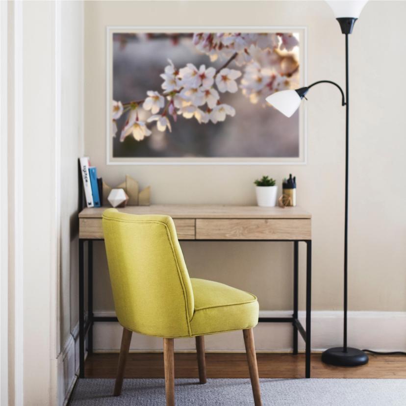 Poster autocollant - W - Branches de Cerisier Fleuries