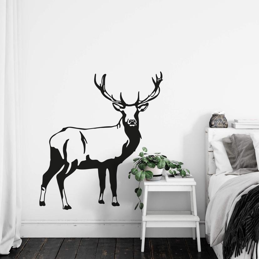 Muursticker Hert Silhouet