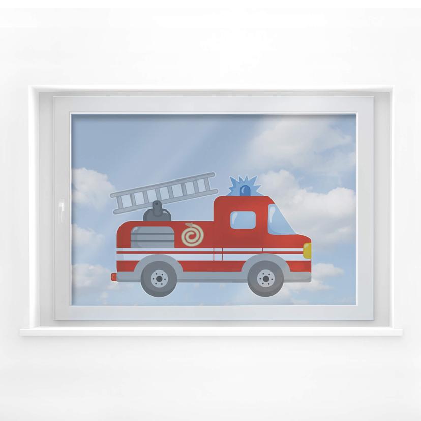 Imagen de ventana camión de bomberos
