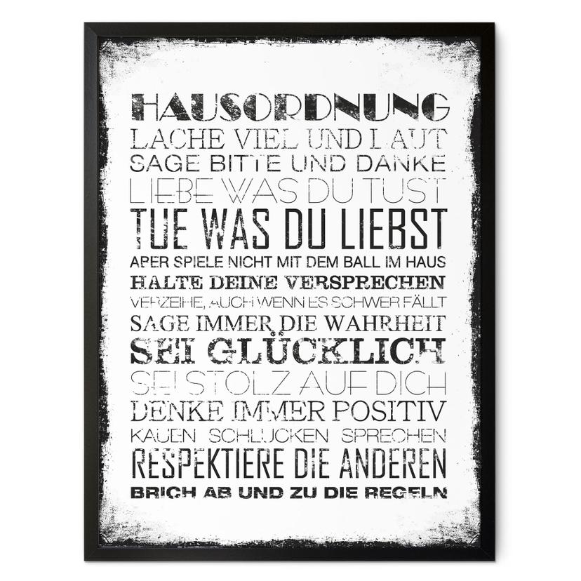 Poster - Règlement