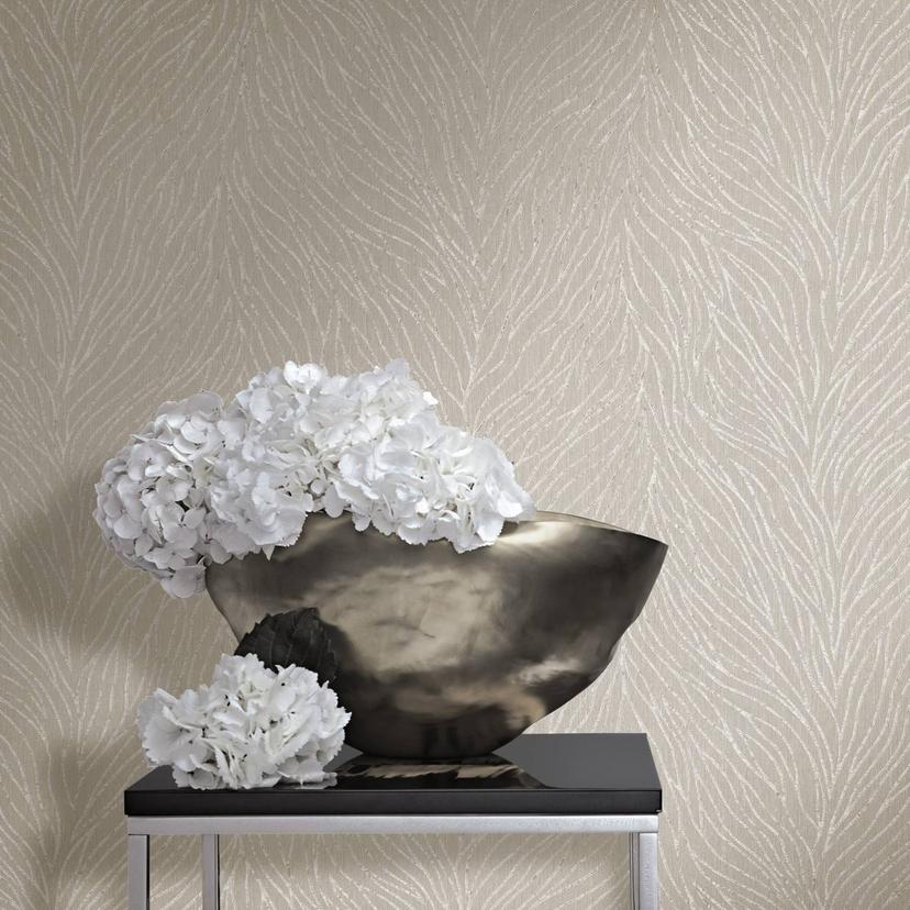 non-woven tapet BASIC i beige