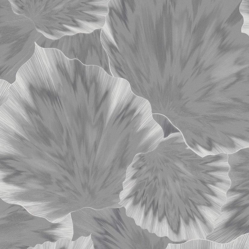 Papel pintado no tejido con Muestras gráficas en gris