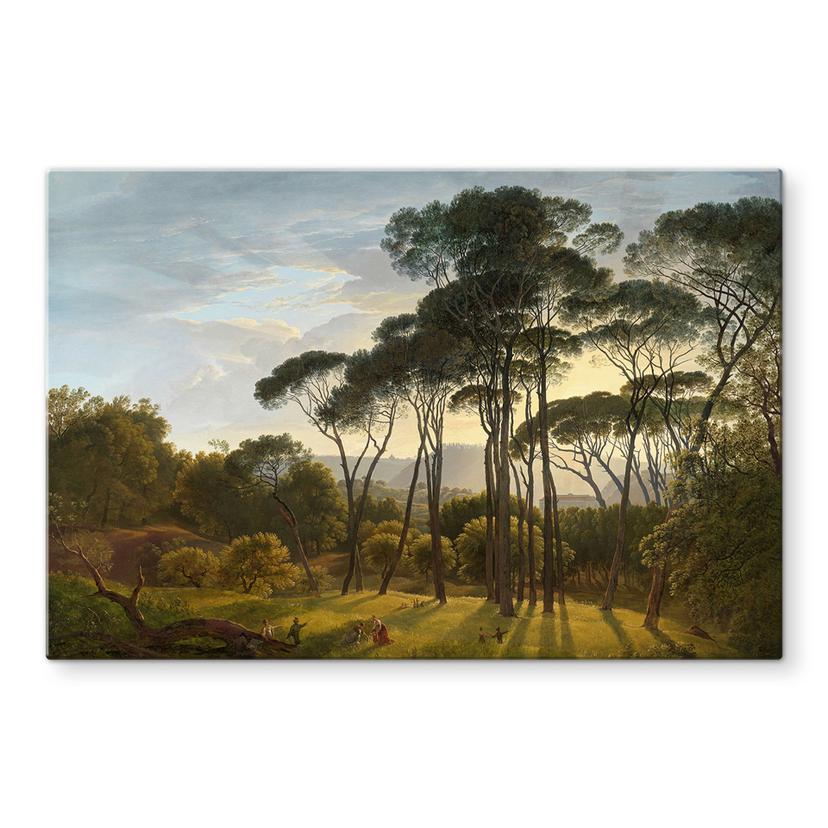 Spatscherm Voogd - Italiaans Landschap met Parasoldennen