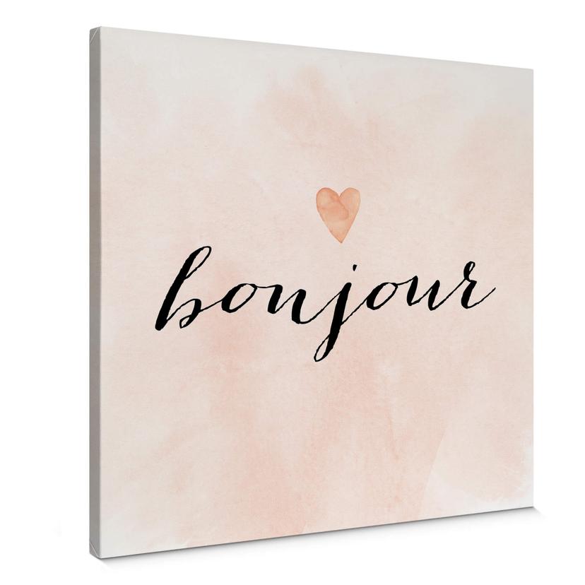 Lienzo Confetti & Cream - Bonjour