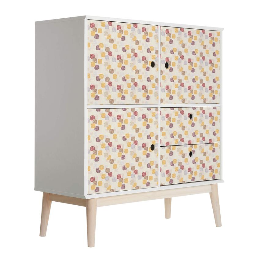 Möbelfolie, Dekofolie - abwischbar - Retro Squares