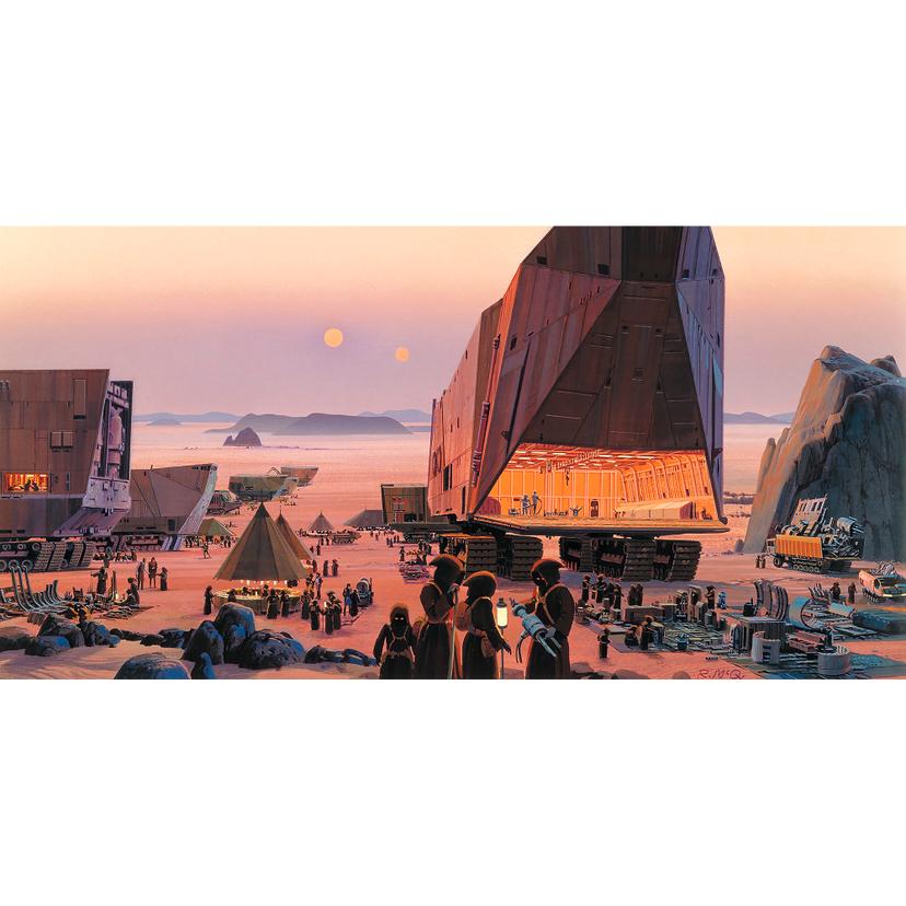 Vlies Fototapete - Star Wars Classic RMQ Java Market - 500 x 250 cm