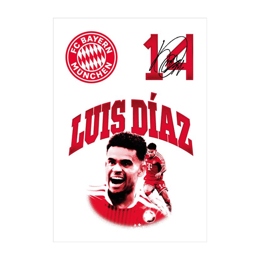 Wallsticker FCB - Luis Díaz 2026/27
