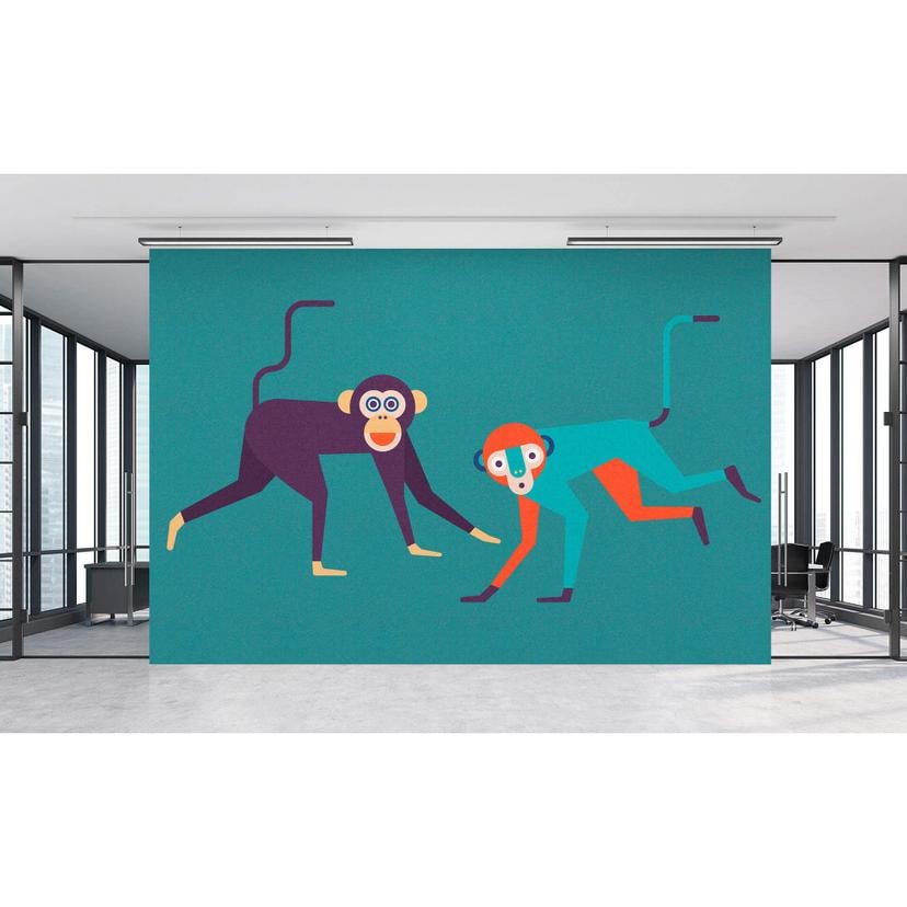 Livingwalls papier peint photo Walls by Patel 2 monkey business 1