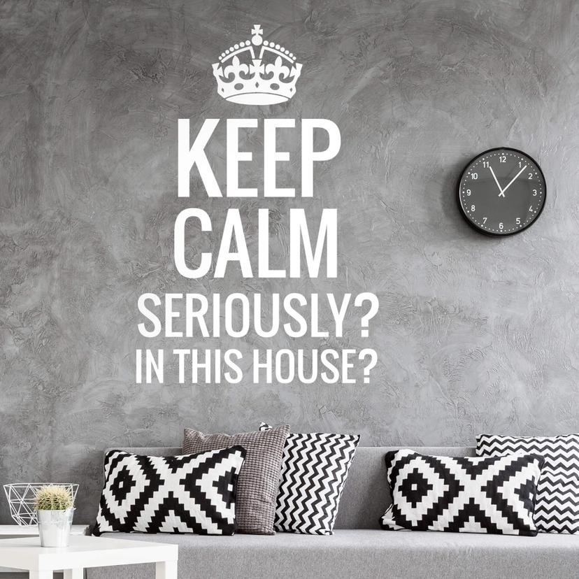 Sticker mural - Keep Calm...