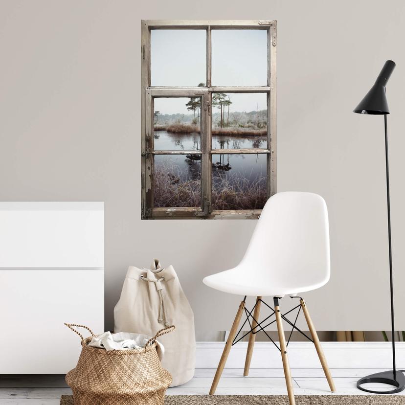 Adesivo murale 3D Shabby - Insieme