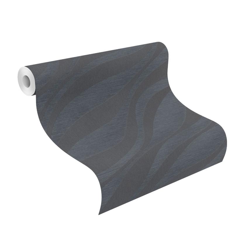 Bølgetapet, non-woven tapet Sky Lounge blå 10.00x1.06 m