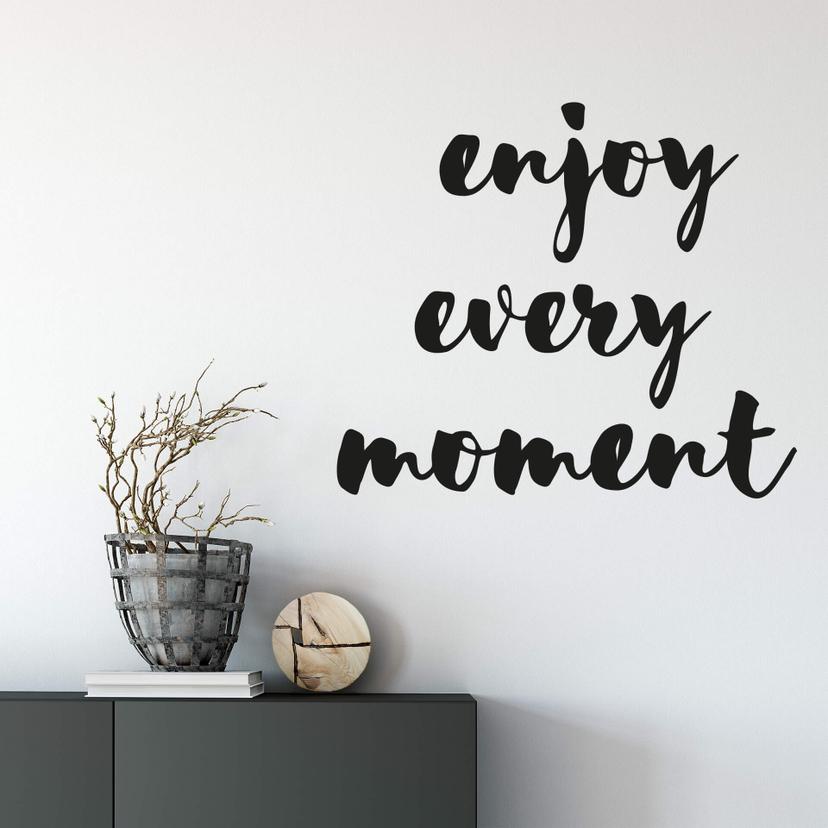 Muursticker Enjoy every moment