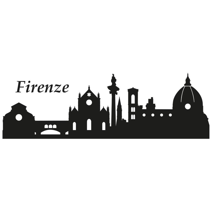 Adesivo murale - Profilo  Firenze