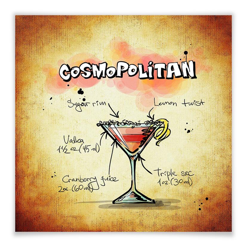 Poster - Cosmopolitan - Recette