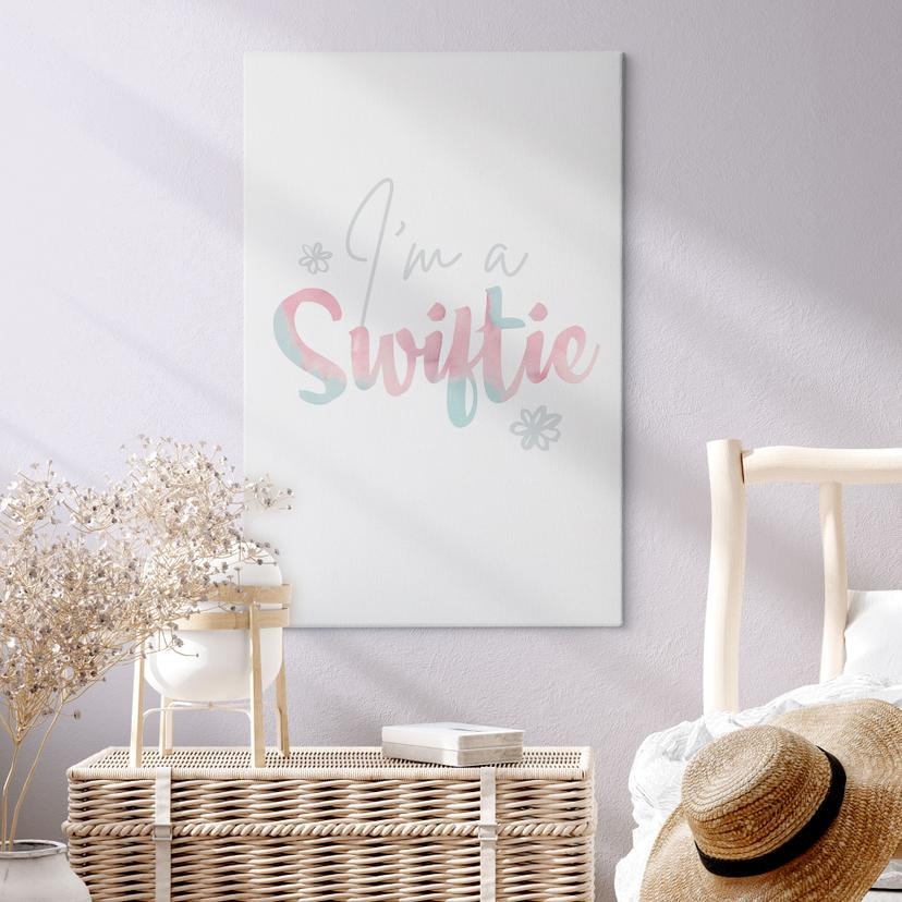 Canvastavla I'm a Swiftie - inspirerad av Taylor Swift