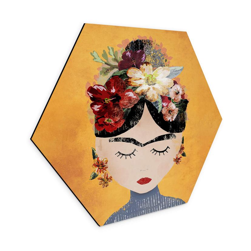 Hexagon Dibond Treechild - Frida