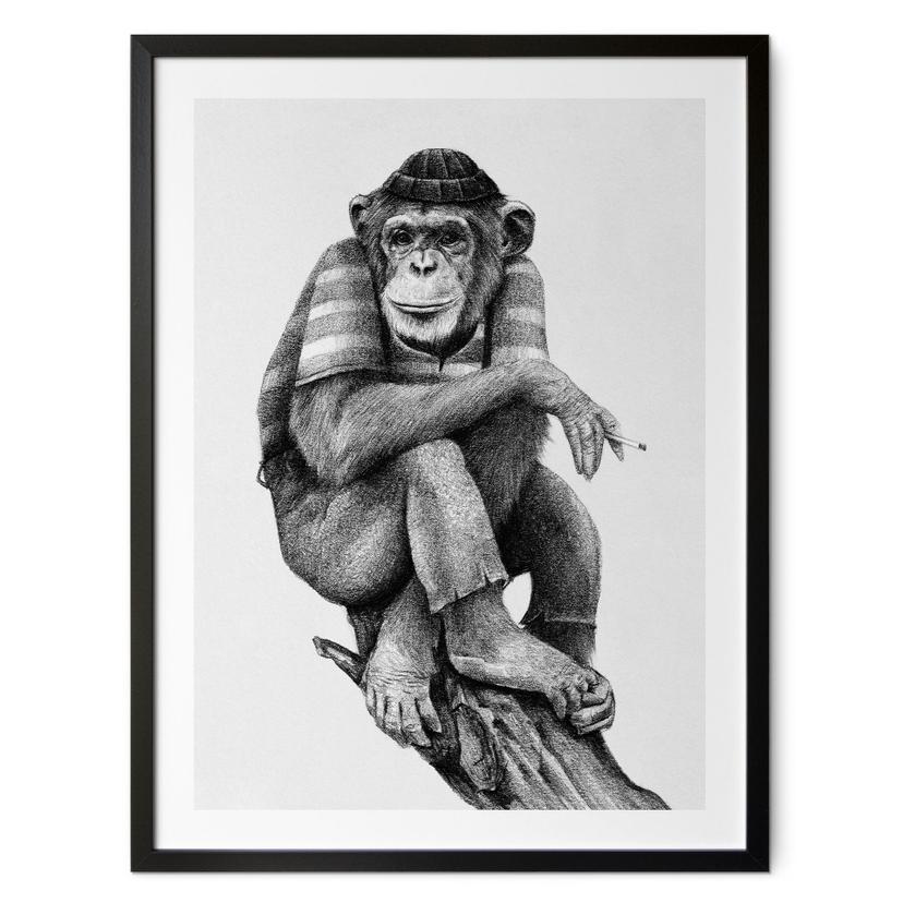 Plakat street style abe med cigaret - Koubou