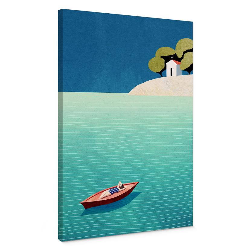 Canvas  Siesta om sommeren - Rivers