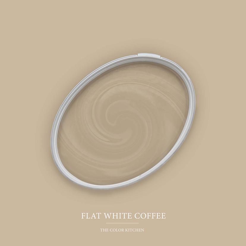 Vægfarve beige silkemat - COLOR Kitchen Flad Hvid Kaffe